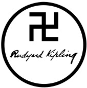 A left-facing swastika in 1911, an Indian symbol of good luck A left-facing swastika in 1911, an Indian symbol of good luck