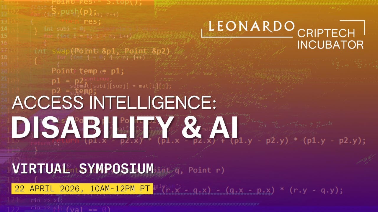 Access Intelligence graphic with a yellow to purple gradient and other pertinent event information