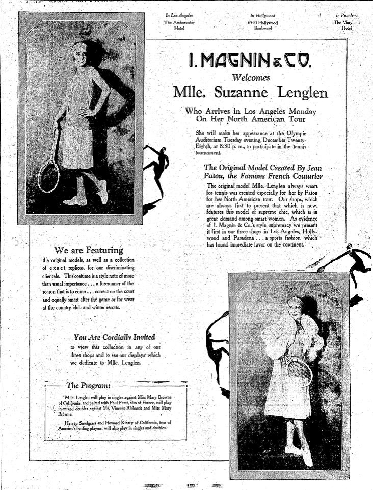 Suzanne Lenglen | J. H. Graham