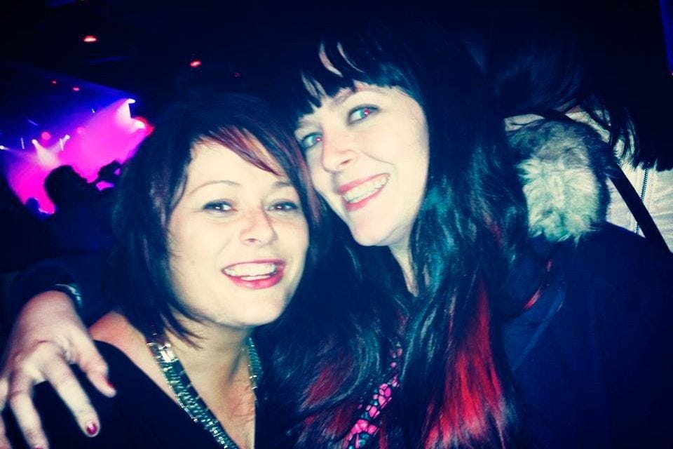 Emma-Rose Hollywood (right) and Alliance MLA Sian Mullholland Emma-Rose Hollywood (right) and Alliance MLA Sian Mullholland