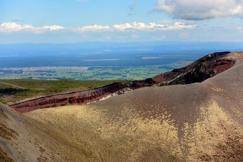 Tectonic Rifts Around The World (L to R): Mr Tarawera New Zealand, Manda-Hararo rift Ethiopia, Israel-Jordan Rift Valley, "The Bridge Between Continents" Iceland, Great Glen Scotland, Lake Baikal Russia