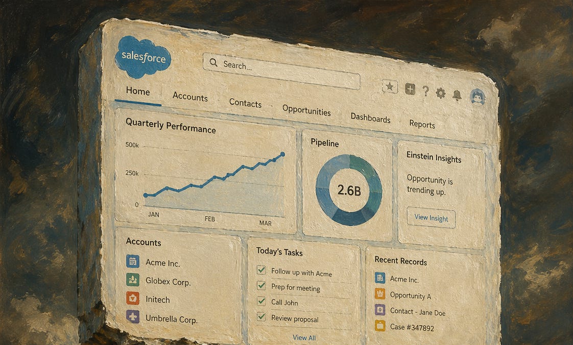 Salesforce Loses Its Head - by Saanya Ojha