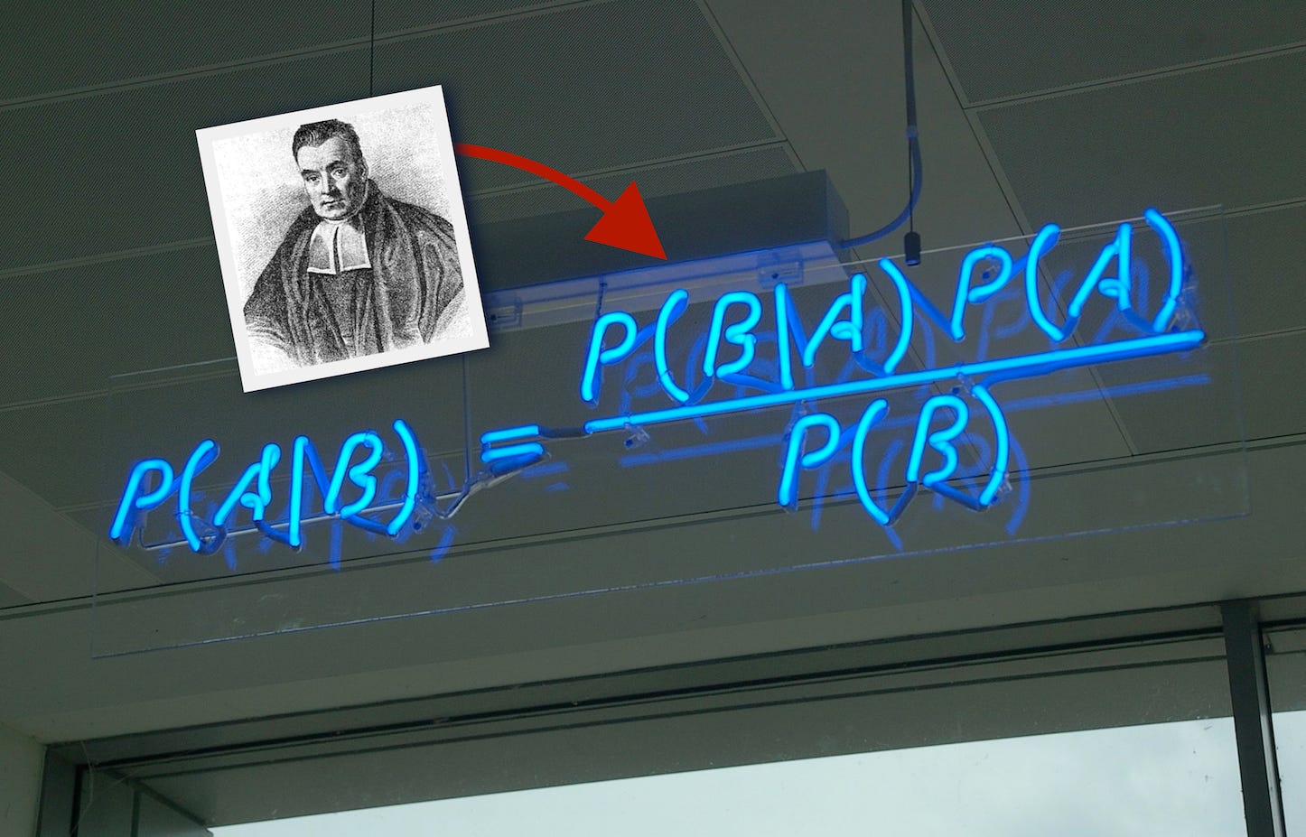 La formula del teorema di BAyes.