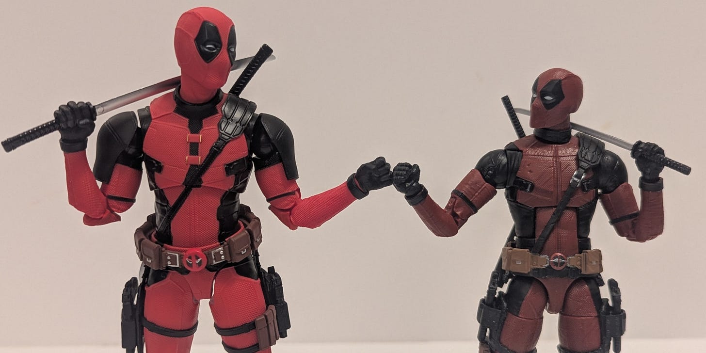 ZD Toys Deadpool & Wolverine Deadpool and Marvel Legends Deadpool Legacy Collection Deadpool ZD Toys Deadpool & Wolverine Deadpool and Marvel Legends Deadpool Legacy Collection Deadpool