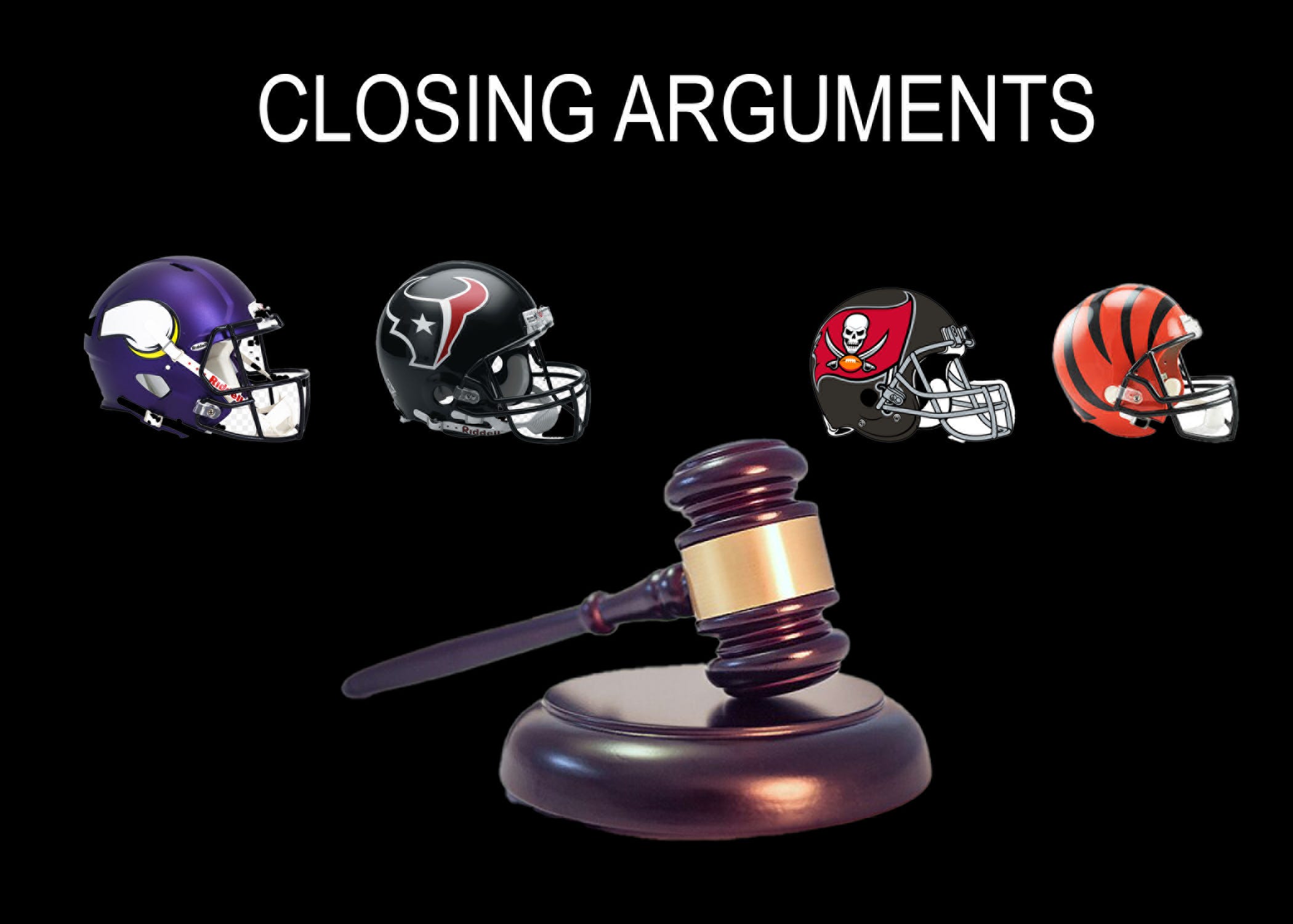 argument for football helmets Closing Arguments: The Playoff Hopefuls