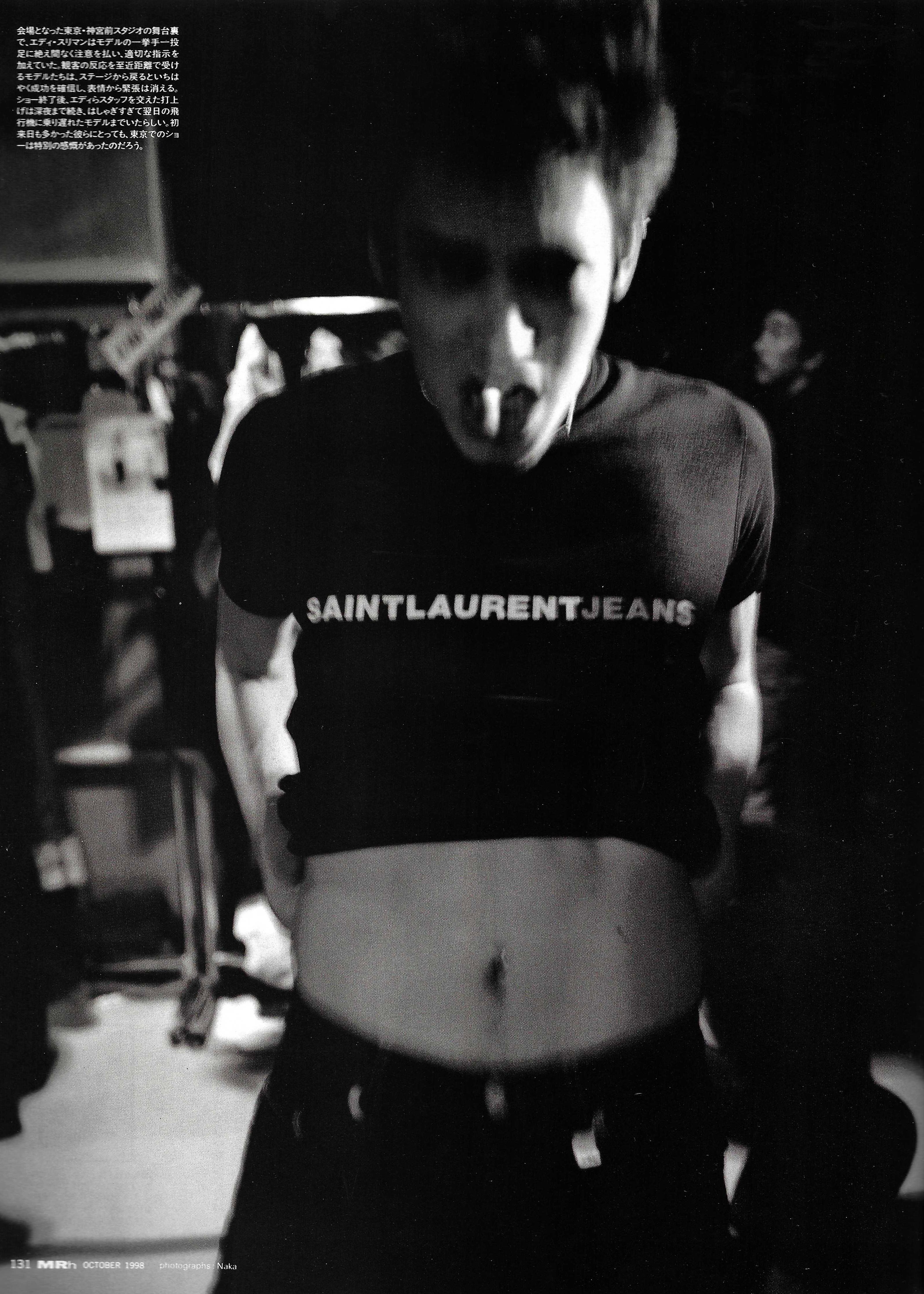 Hedi Slimane 1998 yves Saint Laurent トップ Hedi Slimane 1998 yves Saint Laurent トップ Hedi Slimane for Yves
