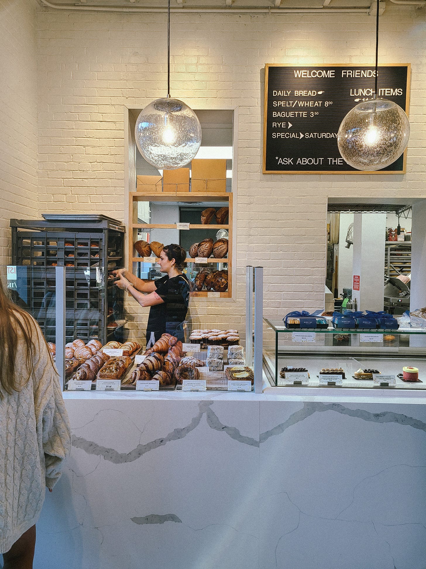 Bobby Boy Bakeshop pastry case action