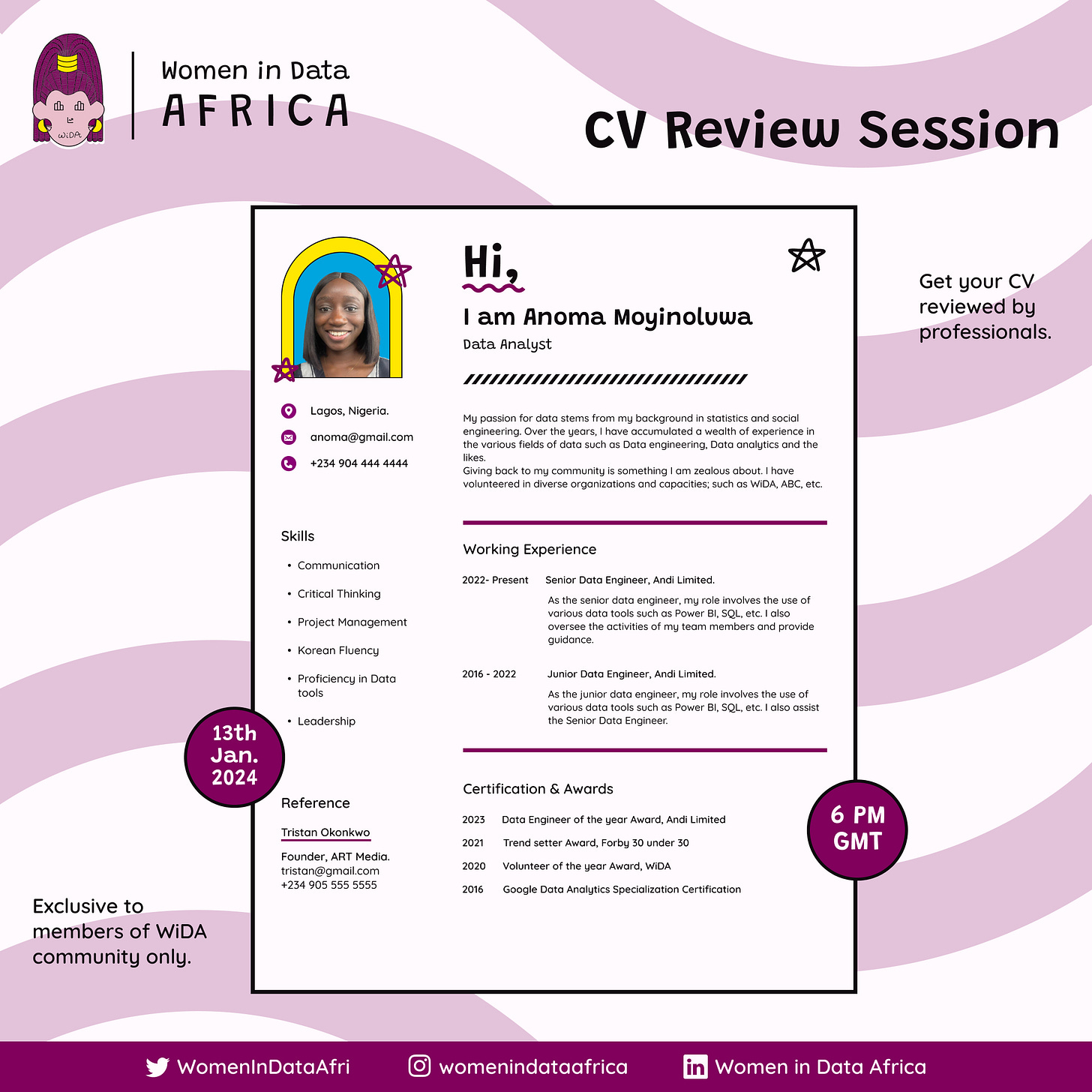 CV Review Session