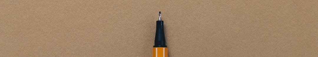pen on brown board pen on brown board
