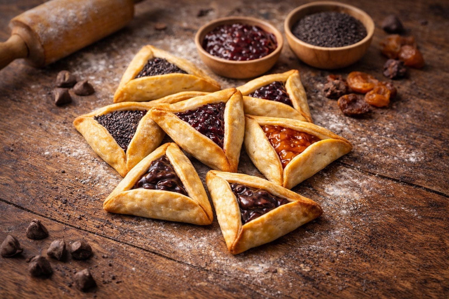 Triangular Foods 🎭 🍷 Shabbat Spark: A Purim Guide - by Merri Cohen