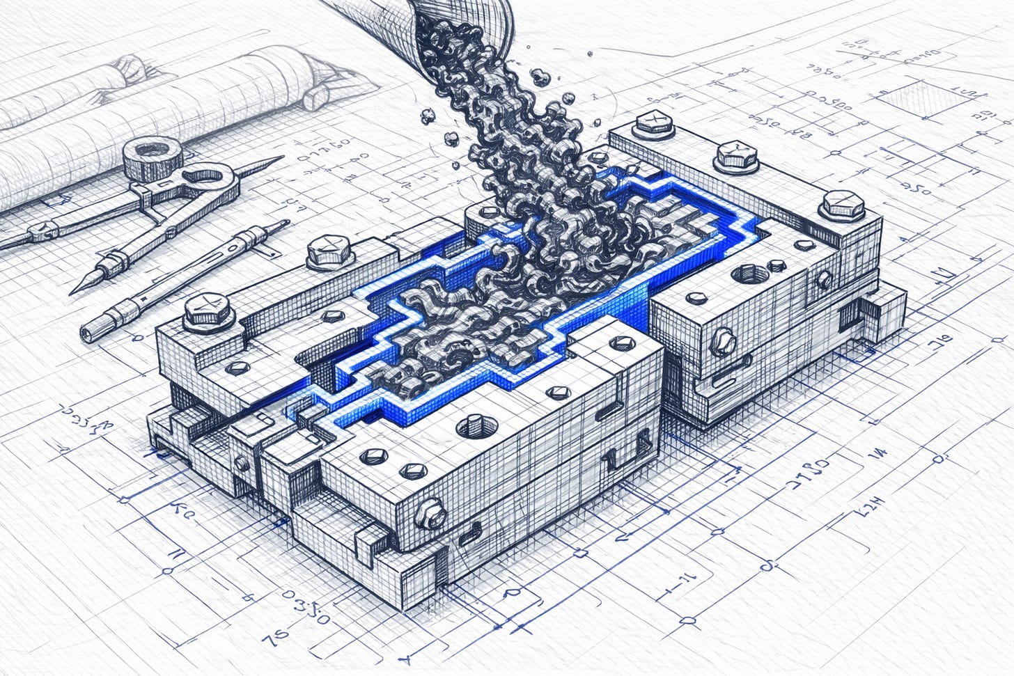 Tailor-made architecture gives generated syntax a clear structure without dissolving system boundaries.