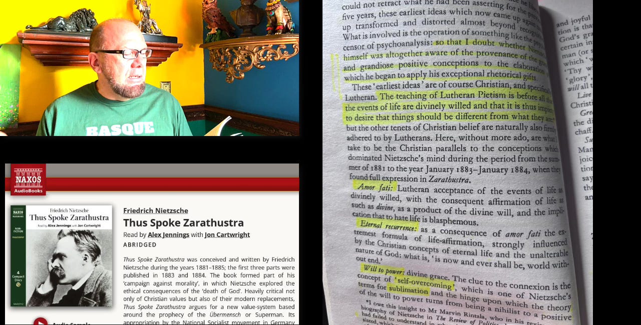 3 different readings of Zarathustra: the Naxos version is clearly the best, albeit abridged