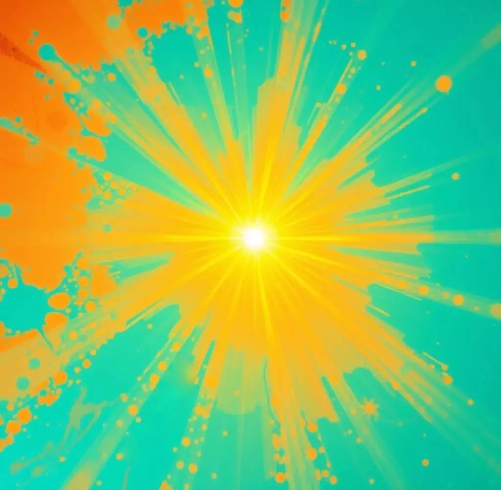 An Explosion of Light AI Image by Ninja