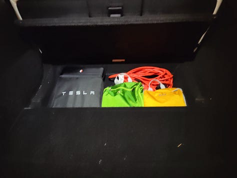Packing a Tesla Model Y for a Ski trip