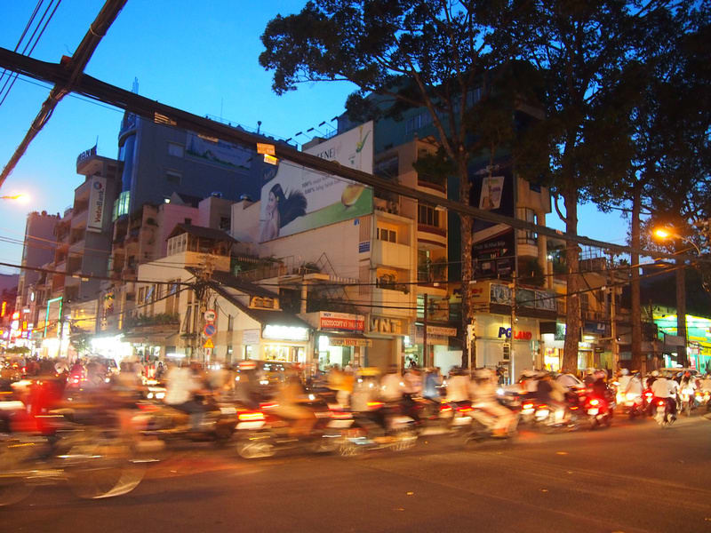 Rush hour in Ho Chi Minh City
