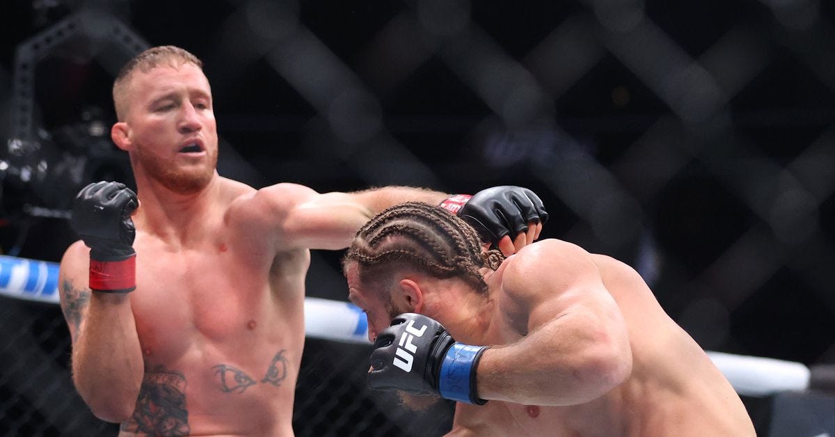 Justin Gaethje vs. Rafael Fiziev 2 full fight video highlights - MMA  Fighting