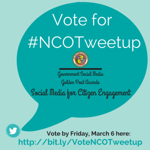 Vote for #NCOTweetup Vote for #NCOTweetup