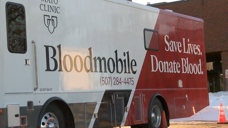 KTTC partners with Mayo Clinic and North Mr. Pizza for annual Community Blood  Drive