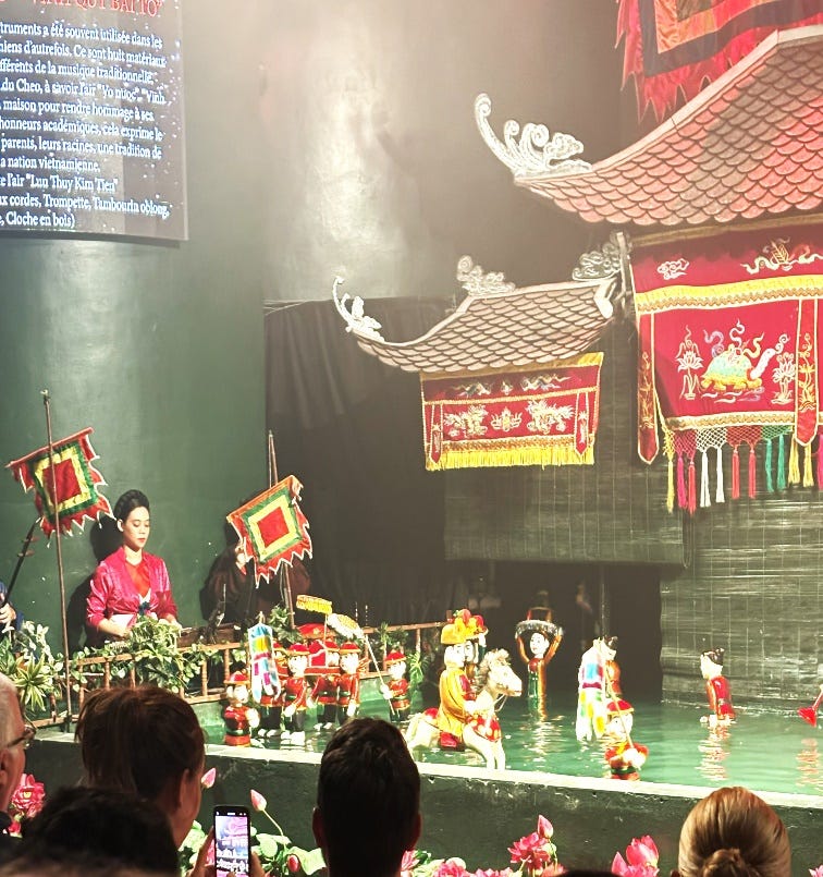 A group of people watching a performance
