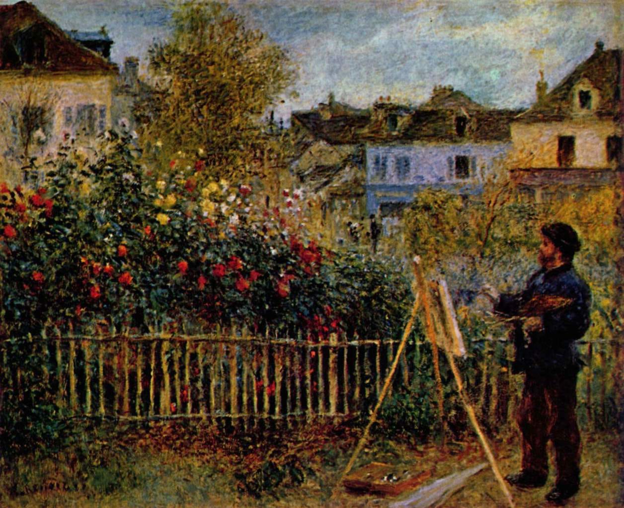 Claude Monet Painting in His Garden at Argenteuil - Wikipedia Claude Monet Painting in His Garden at Argenteuil - Wikipedia