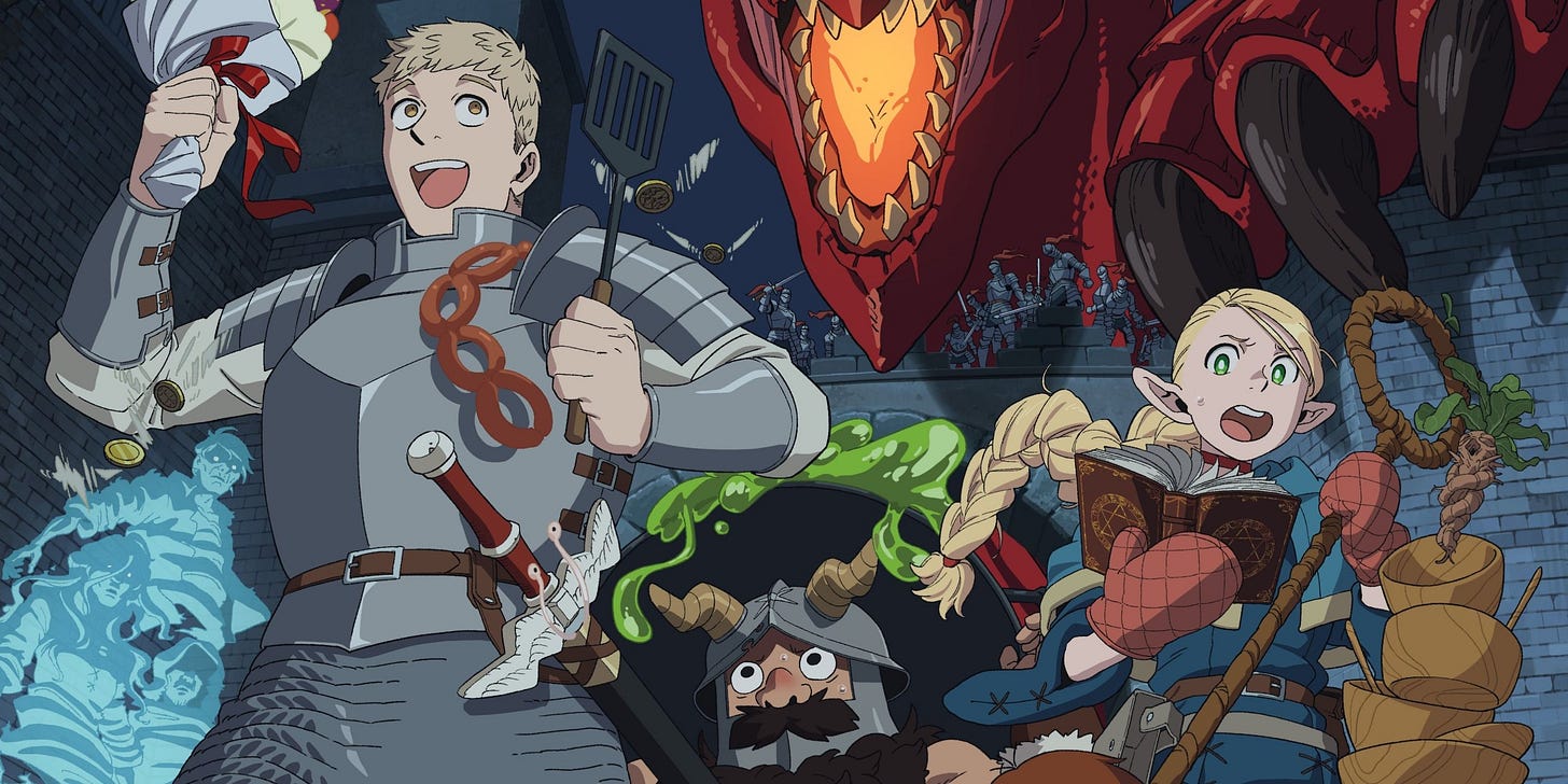 Studio Trigger's Delicious in Dungeon Will Get Exclusive Netflix Simuldub