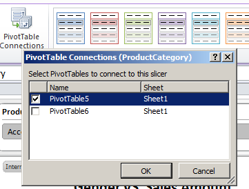 pivot table connections excel pivot table connections excel
