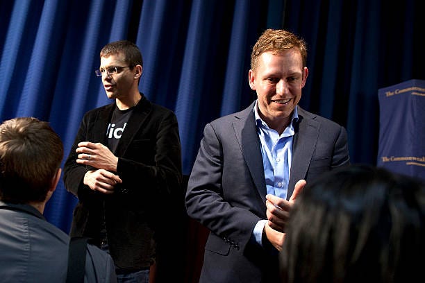 PayPal Co-Founders Peter Thiel & Max Levchin At Commonwealth Club ...