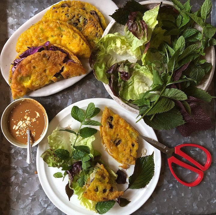 sample red turmeric dishes