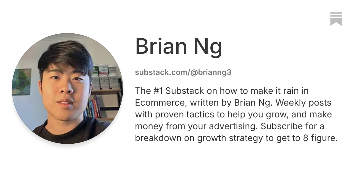 Brian Ng | Substack