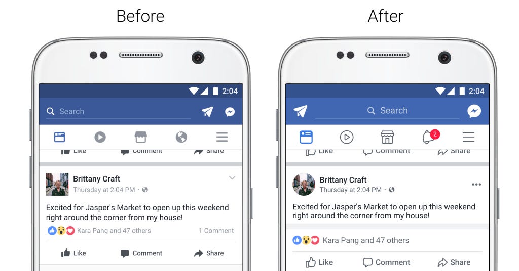 Facebook and Instagram get redesigns for readability | TechCrunch