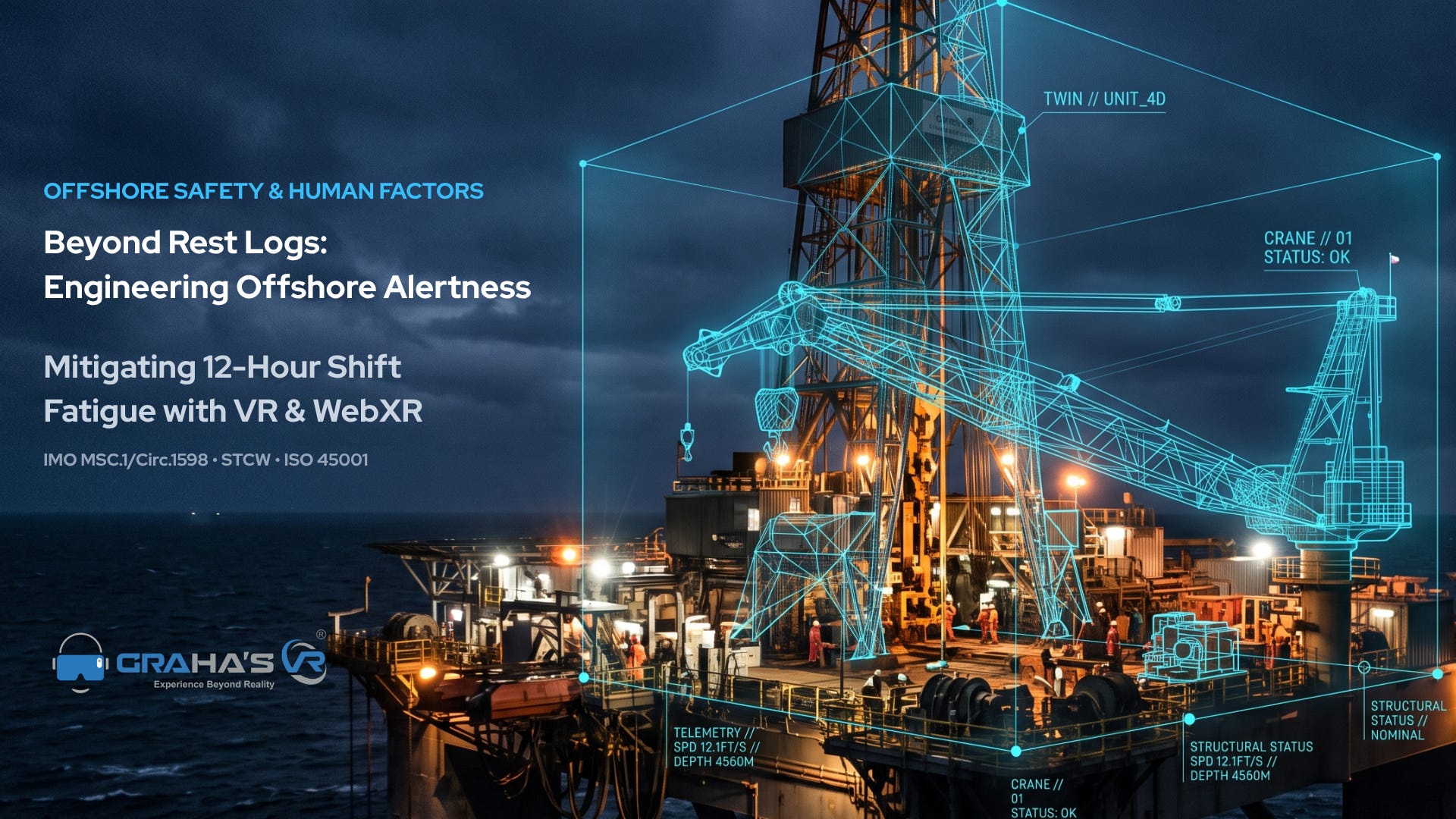 Beyond Rest Logs: Engineering Cognitive Alertness on Offshore Assets with Spatial Computing