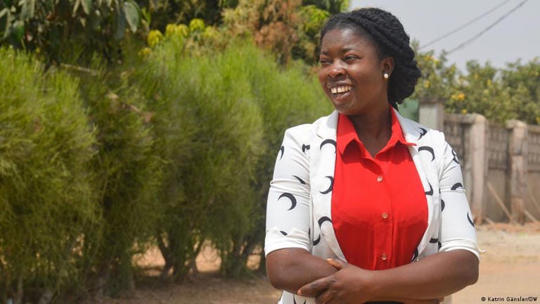 During the election campaign activist Oladosu Adenike made videos and wrote about climate change