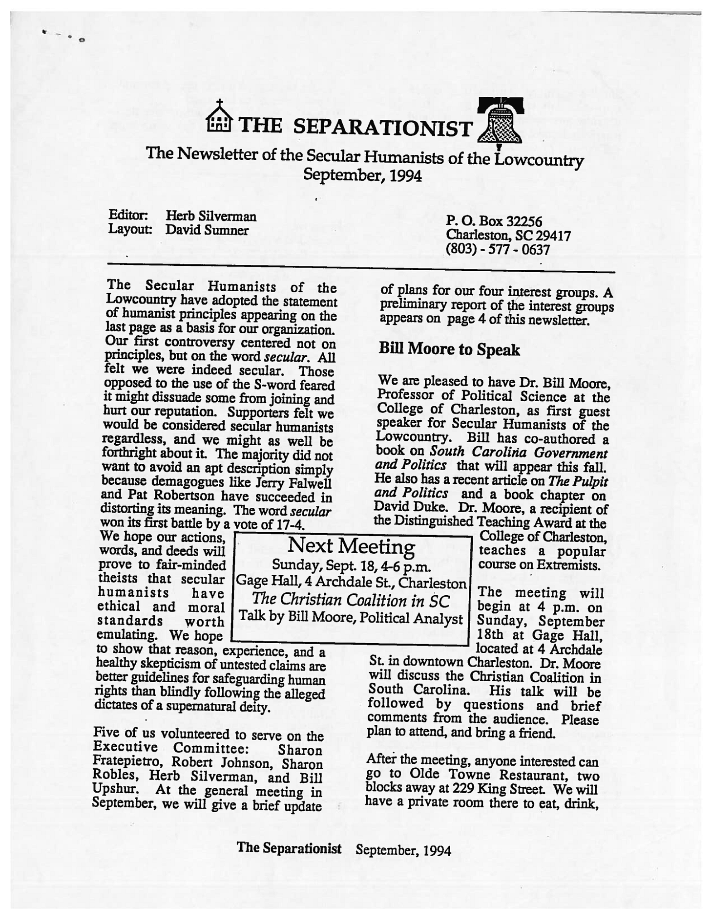 First issue