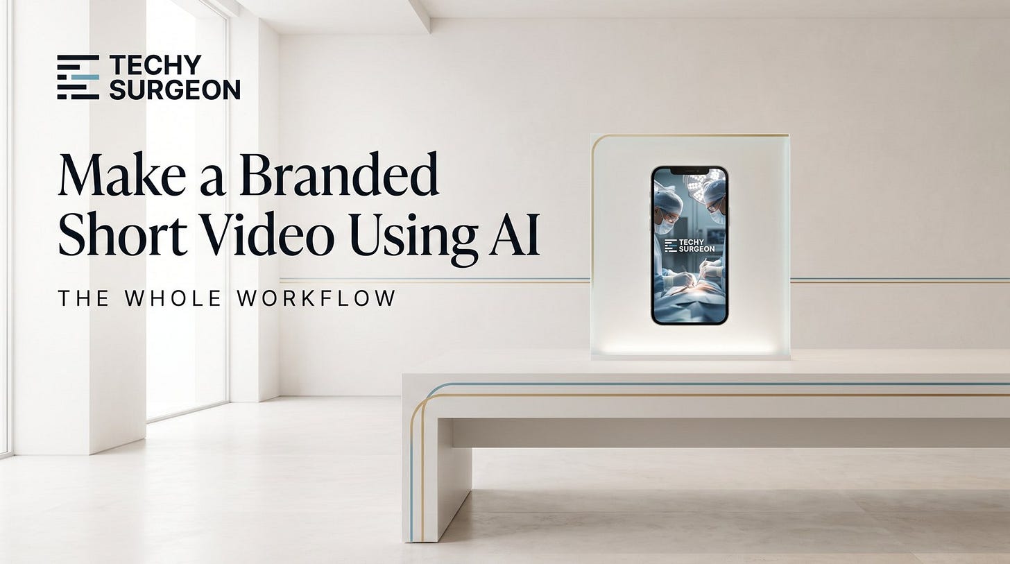 Make a Branded Short Video Using AI — the whole workflow