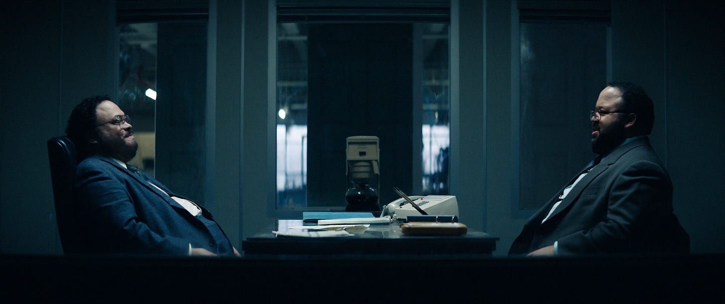 Outie Dylan at the door factory