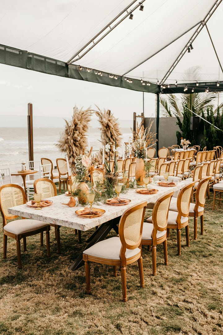 Boho Outdoor Tablescape
