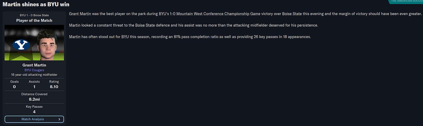 Football Manager 2023 Grant Martin