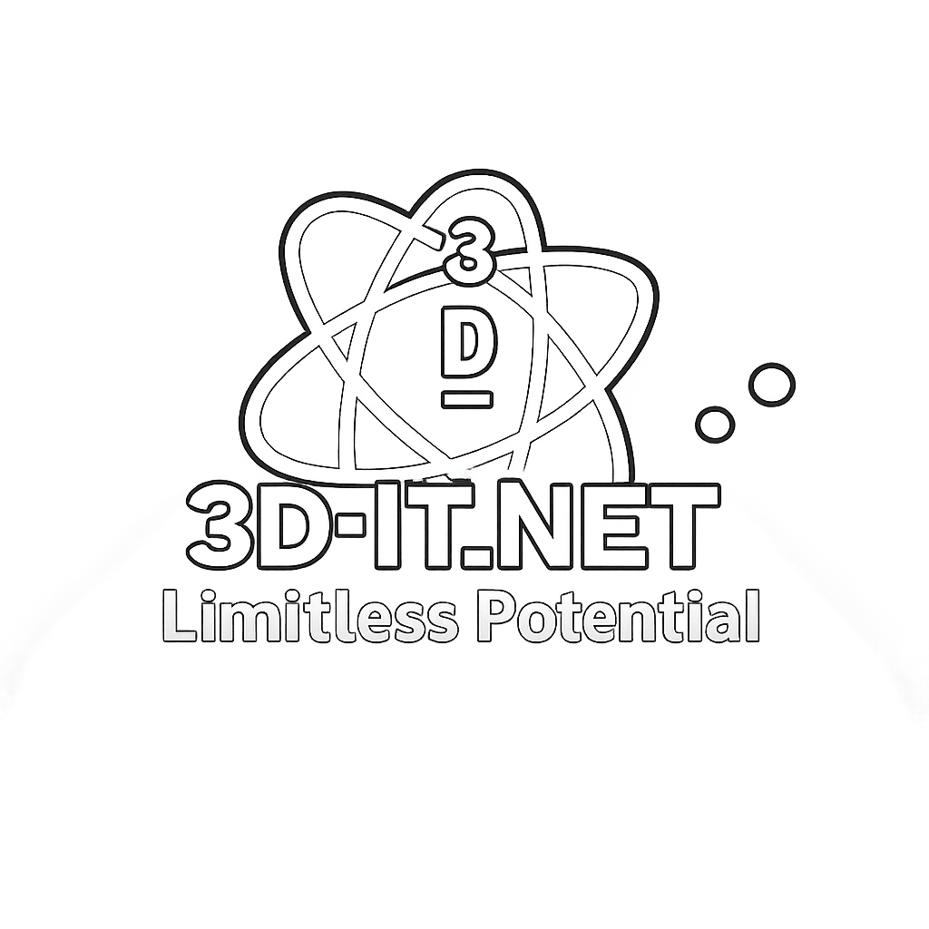 3d-it.net black and white logo
