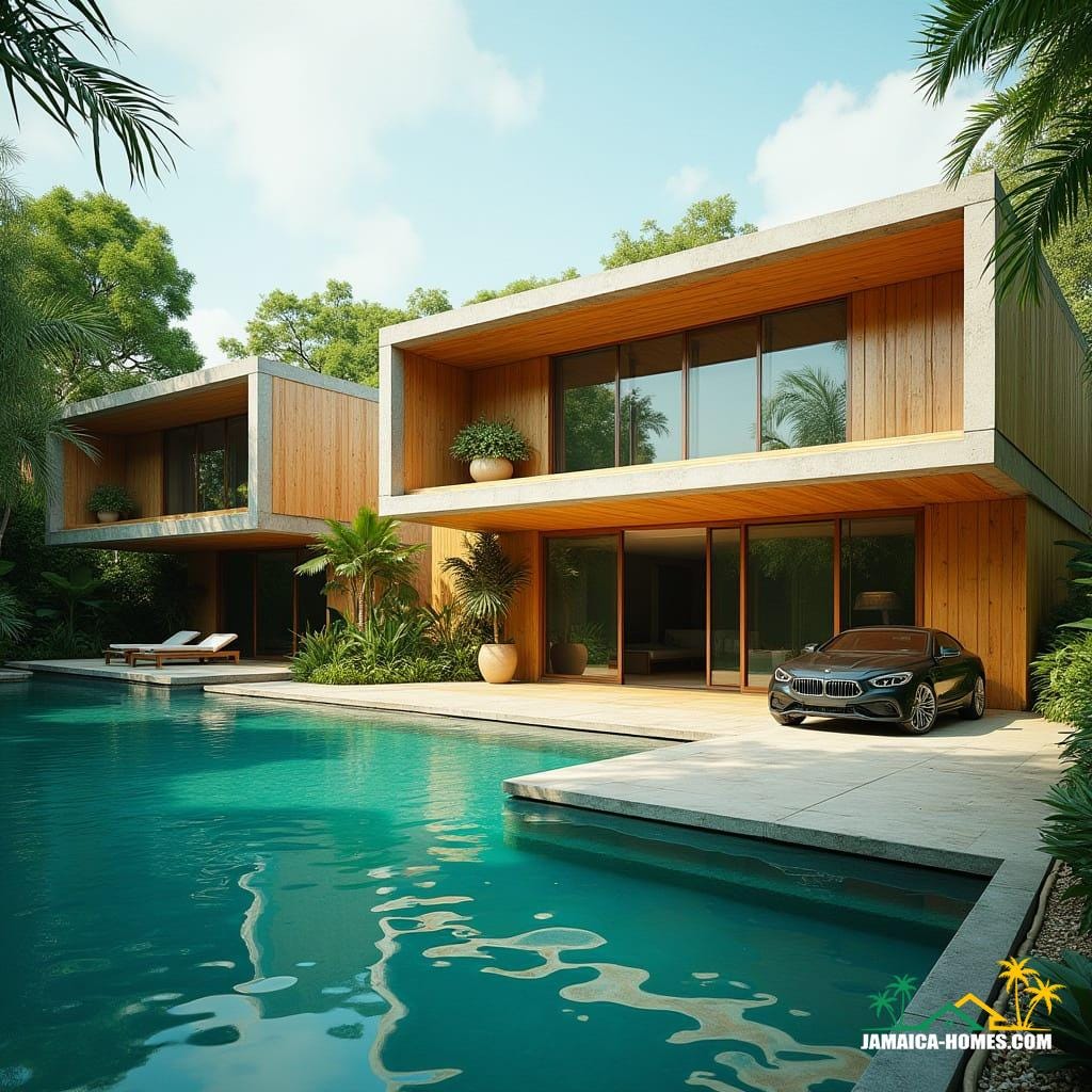 Beatiful modern h bamboo home in jamaica