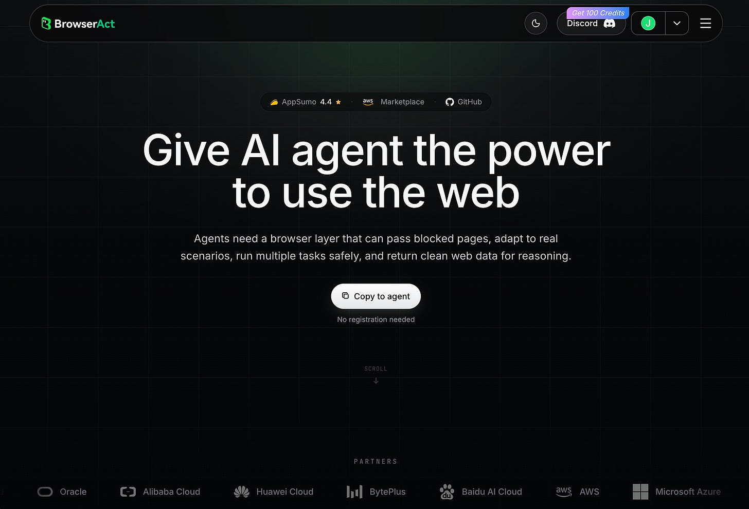 BrowserAct landing page. Image by Jim Clyde Monge BrowserAct landing page. Image by Jim Clyde Monge