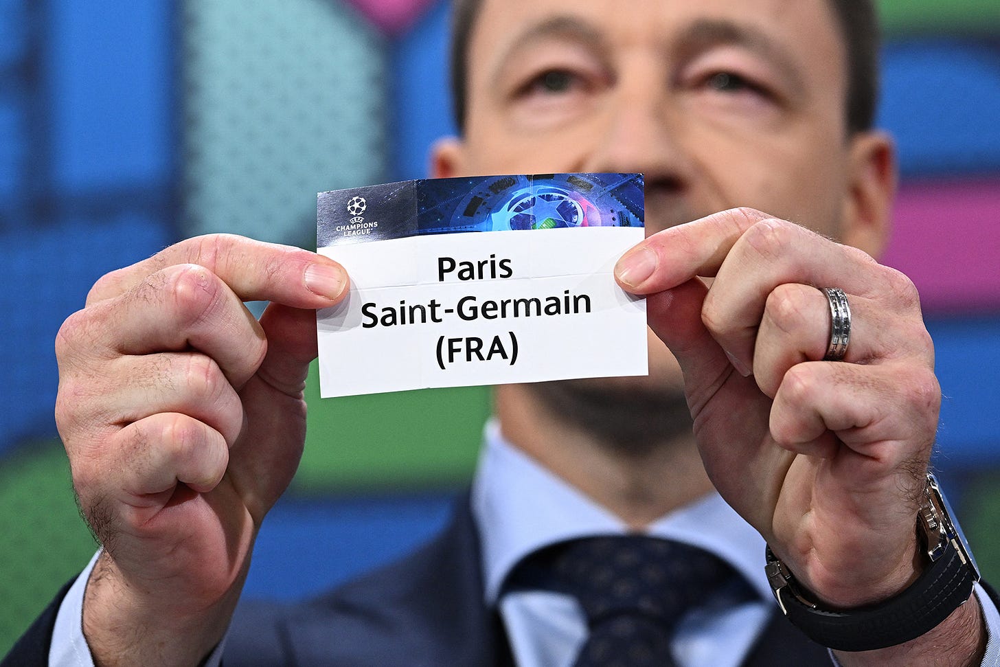 Champions League draw