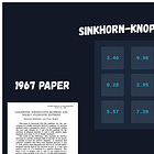 Sinkhorn Knopp Algorithm