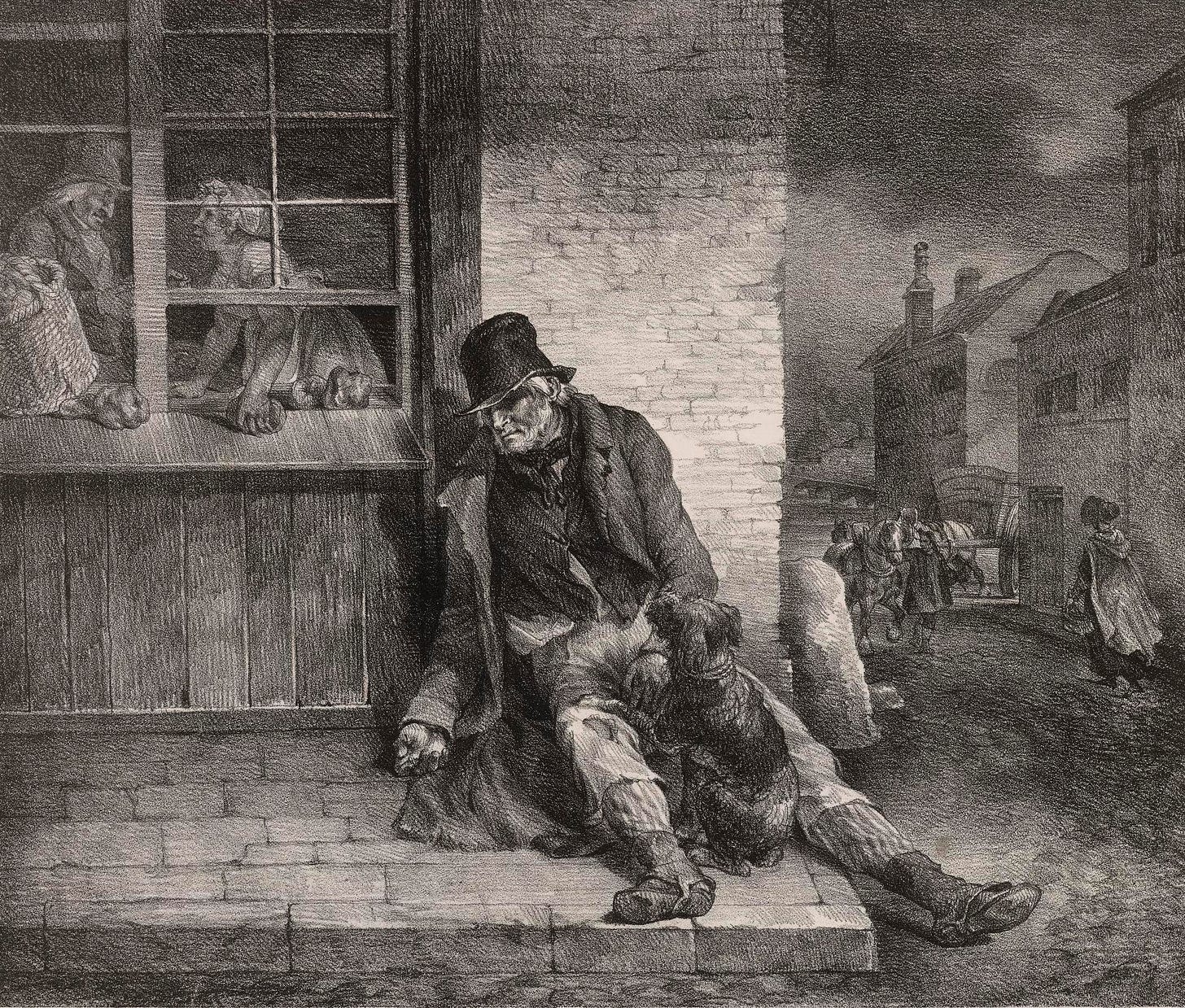 File:Pity the sorrows of a poor old man! ... (BM 1872,1012.3778)  (cropped).jpg - Wikipedia