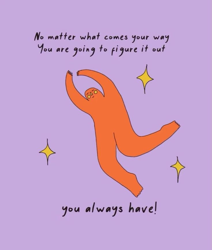 This may contain: an orange bear flying through the air with stars on it's back and text that reads
