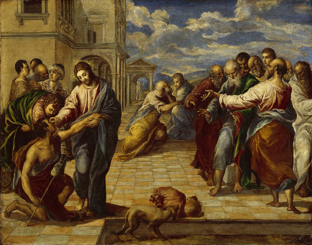 El Greco healing scene
