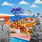 Totsiens aan twee groot bome: Portchie en Hockney se nalatenskap