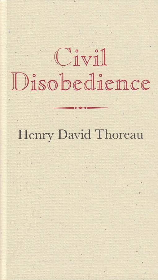 Civil Disobedience from Applewood Books