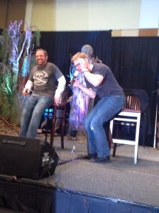 Mark S cracking up, thanks to Mark P