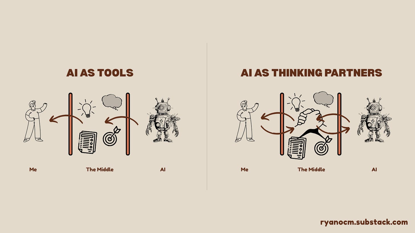 When AI Stops Being a Tool and Becomes Your Thinking Partner