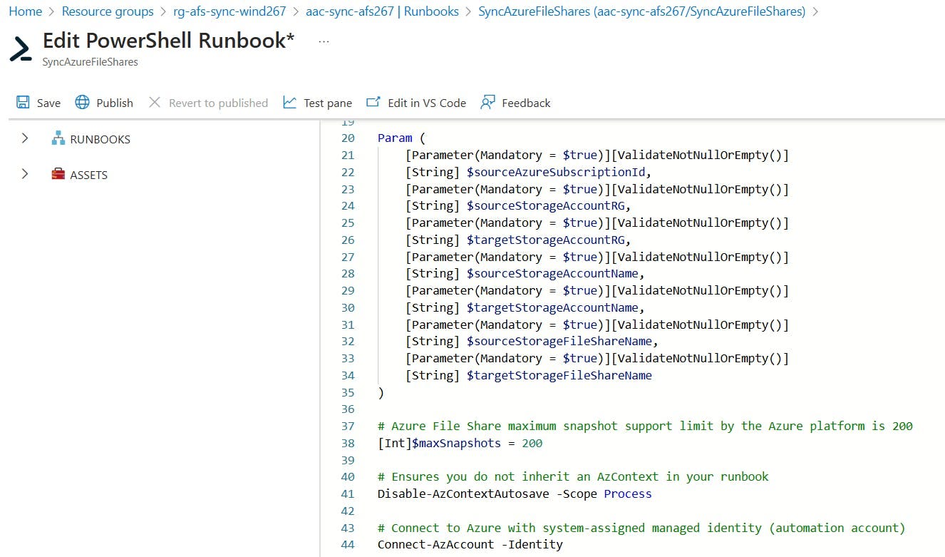 Sync Files Securely Across Azure Regions with PowerShell